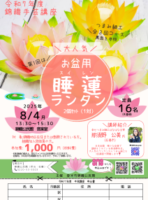 つまみ細工　はすランタン (両面)のサムネイル